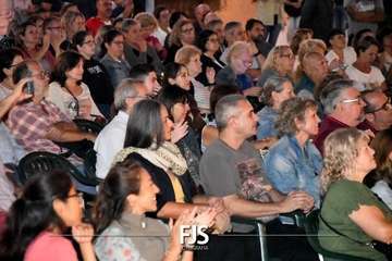 Concierto de la cantante grancanario Cristina Ramos en la plaza de San Juan/Francisco Javier Santana./Francisco Javier Santana.